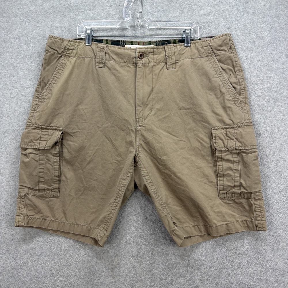Tailor Vintage Shorts Mens Brown Khaki Cargo Paratrooper Connecticut Originals